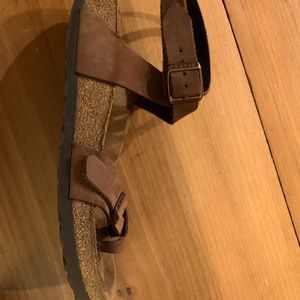 Birkenstock Yara, oiled leather, brown, 37